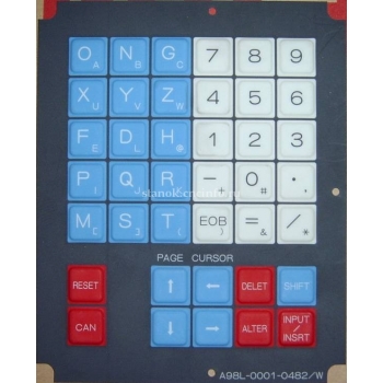 Клавиатура для станков с ЧПУ Fanuc 0M A98L-0001-0482#W Клавиатура для станков с ЧПУ Fanuc 0M A98L-0001-0482#W